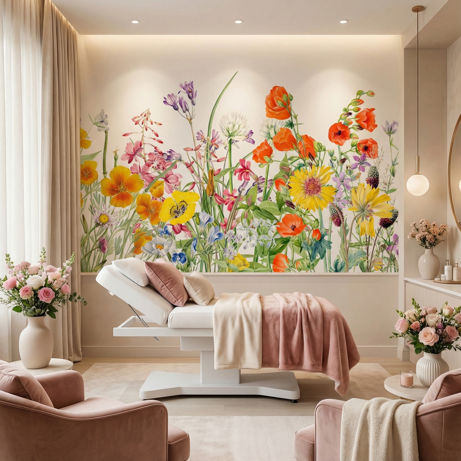 Wall Murals: Wild Flowers