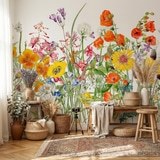 Wall Murals: Wild Flowers 14