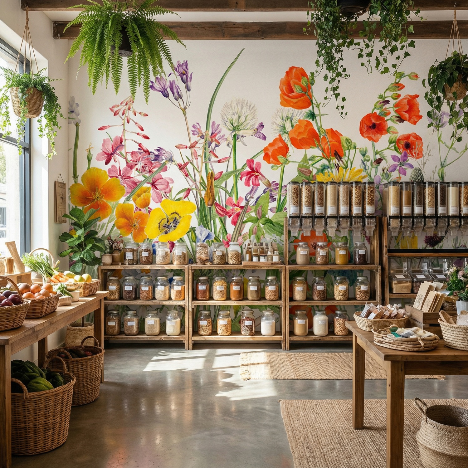 Wall Murals: Wild Flowers