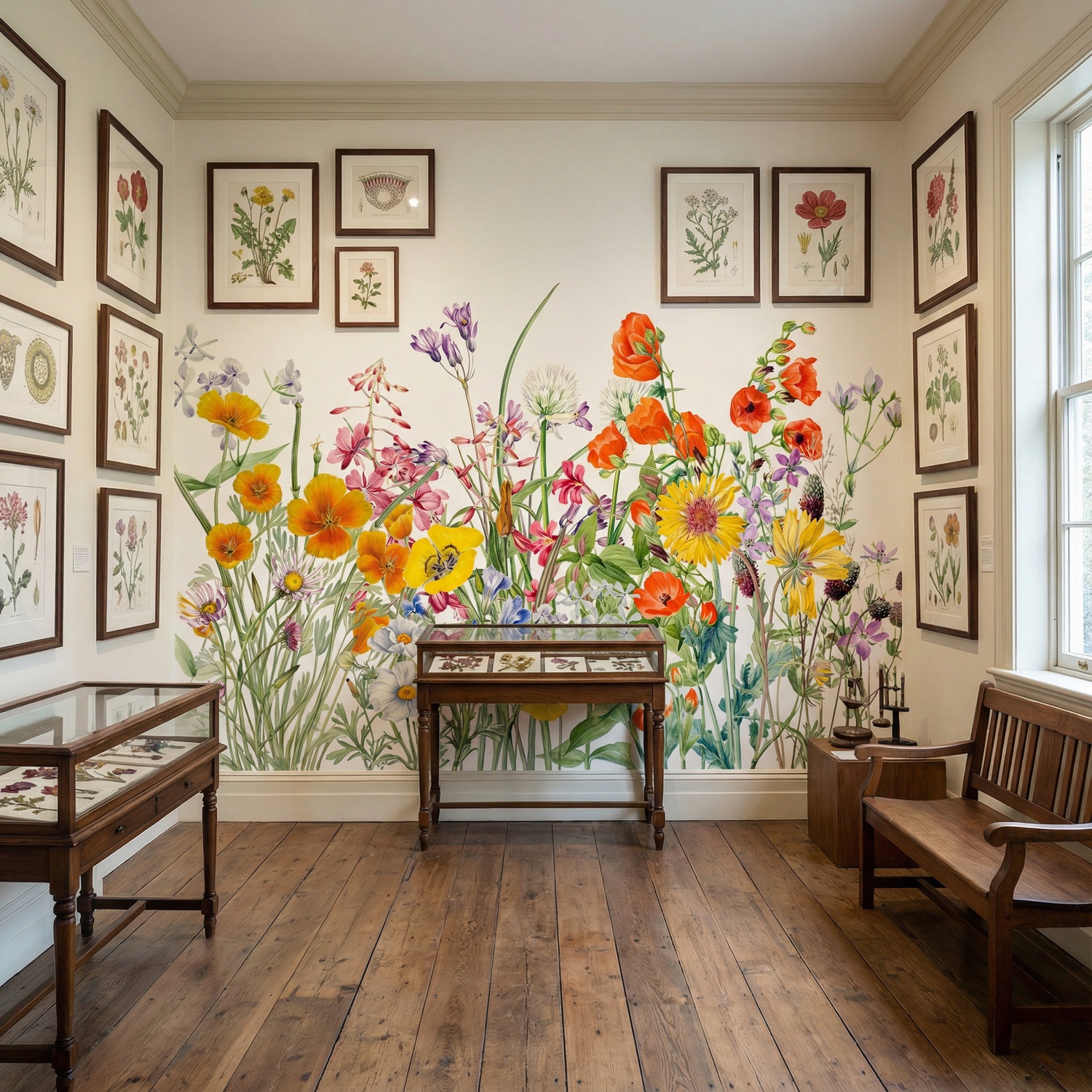 Wall Murals: Wild Flowers