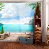Wall Murals: Stairs to the Beach 2