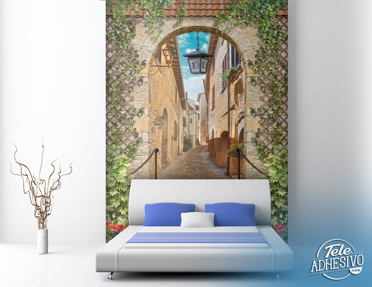 Wall Murals: Arch in the Street