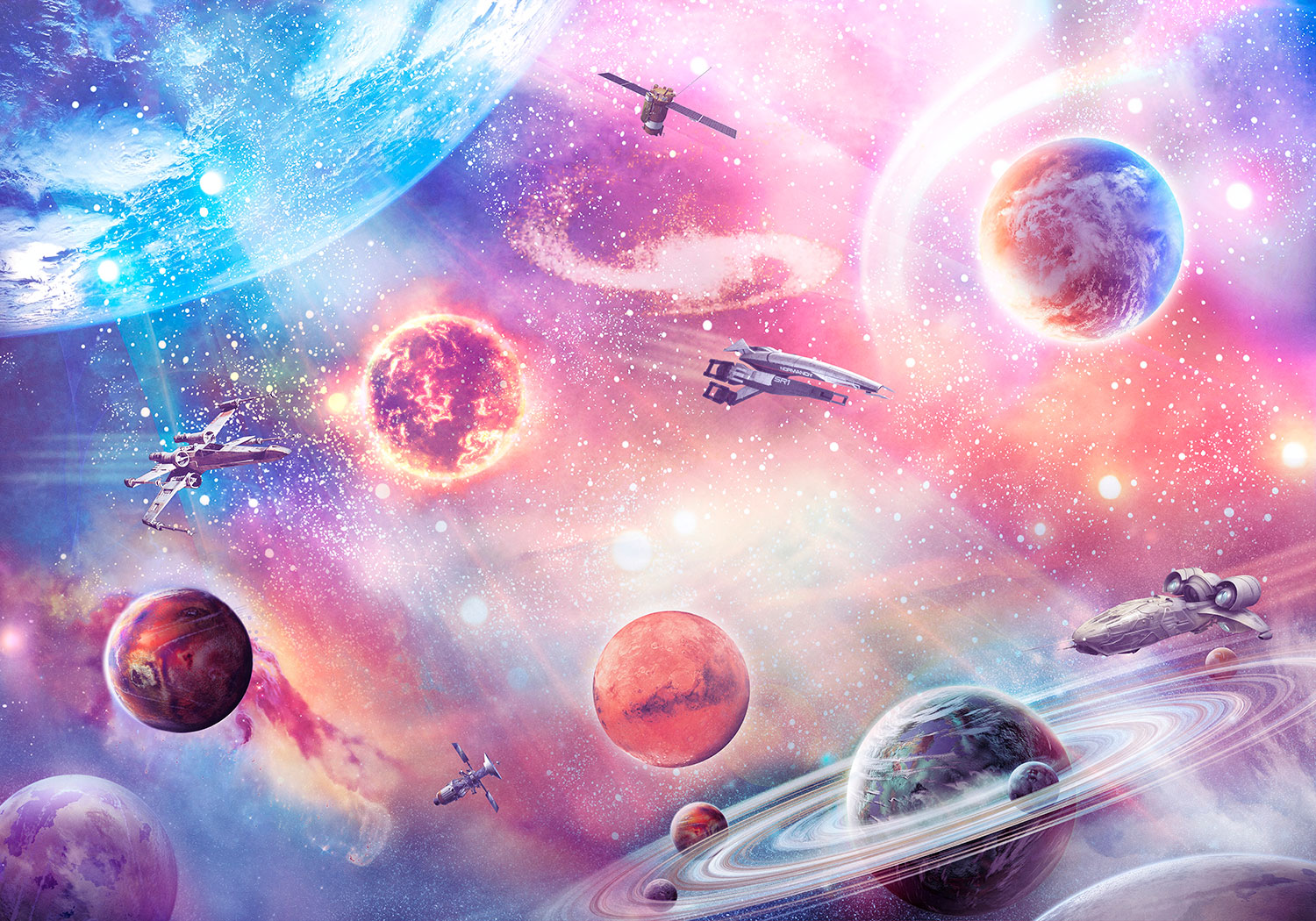 Wall Murals: Space