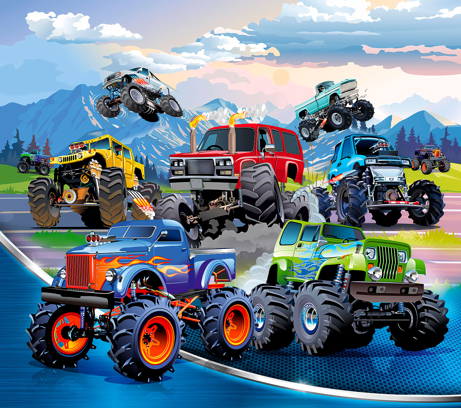 Wall Murals: Monster Truck
