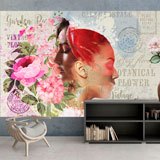 Wall Murals: Botanical collage 2