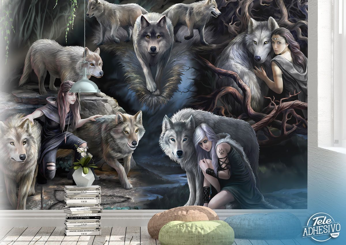 Wall Murals: Wolf pack