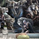 Wall Murals: Wolf pack 2