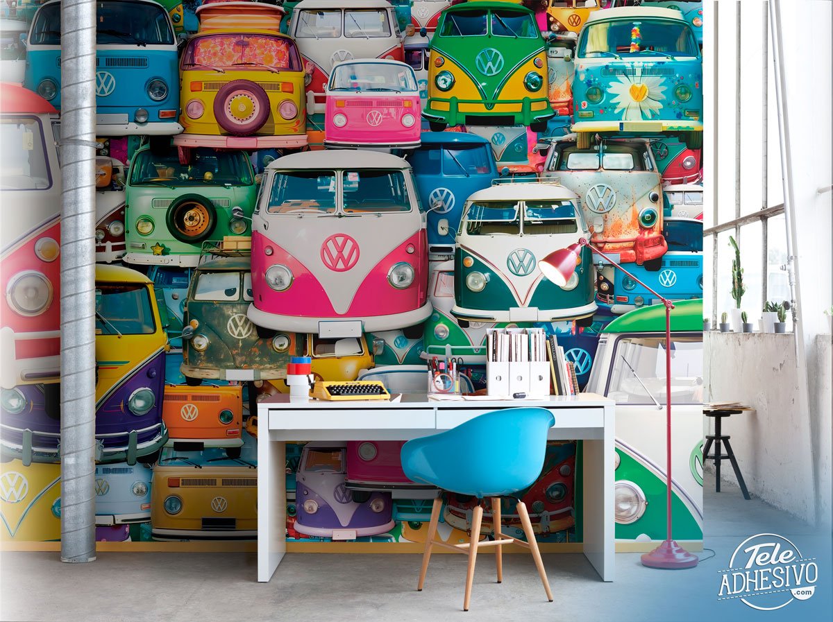Wall Murals: Volkswagen Vans