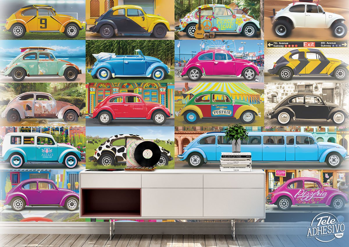 Wall Murals: Volkswagen Beetle