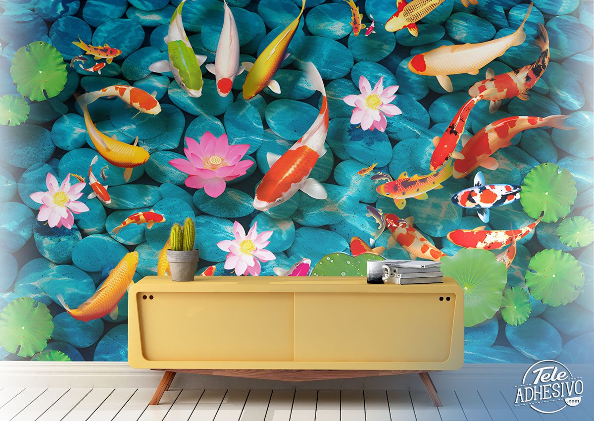 Wall Murals: Fish in the pond