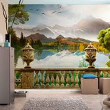 Wall Murals: Mountains and lake 2