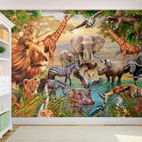 Wall Murals: Jungle Animals II 2