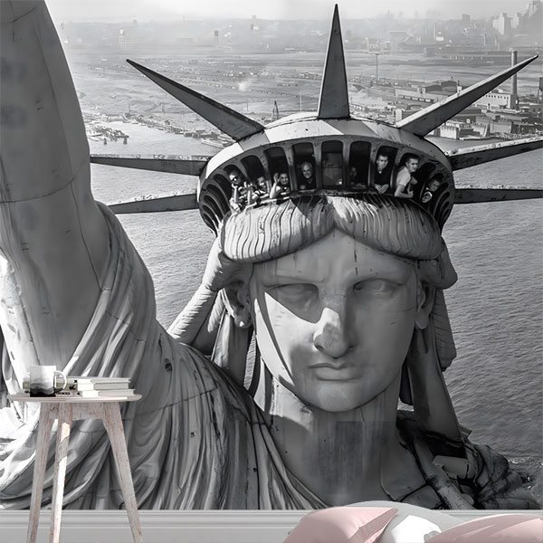 Wall Murals: Statue of Liberty overlook
