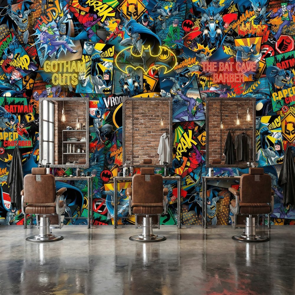 Wall Murals: Batman Comic Wall Mural