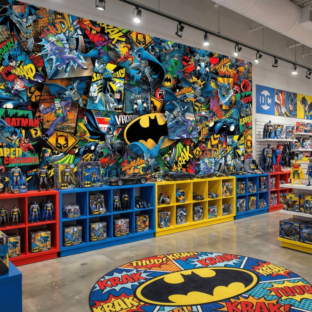 Wall Murals: Batman Comic Wall Mural