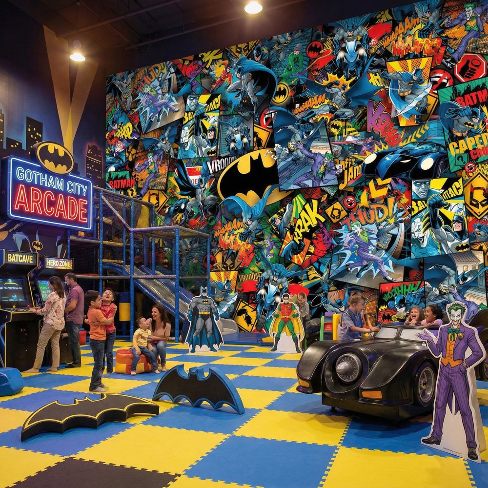 Wall Murals: Batman Comic Wall Mural