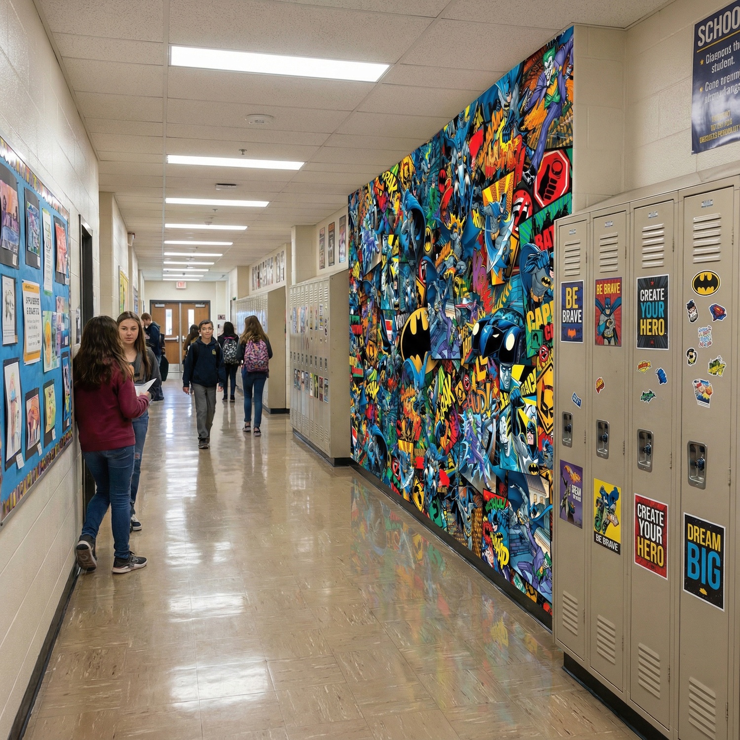 Wall Murals: Batman c&oacute;mic