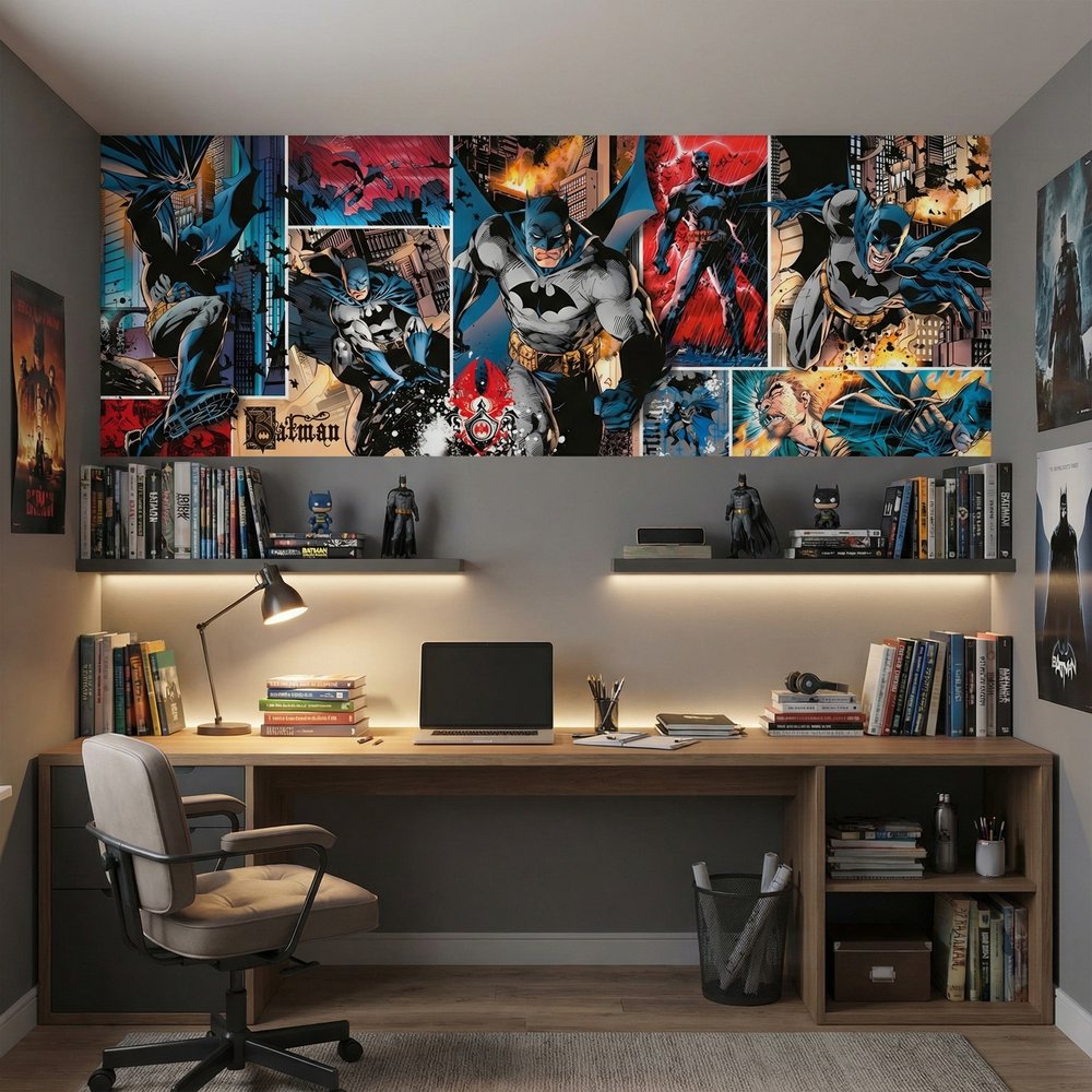 Wall Murals: Batman Comic Mural