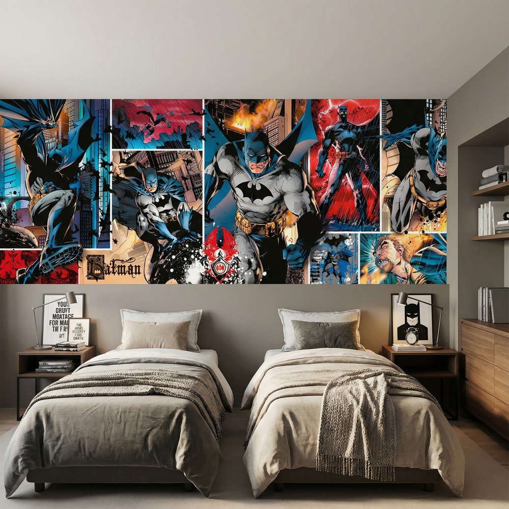Wall Murals: Batman Comic Mural