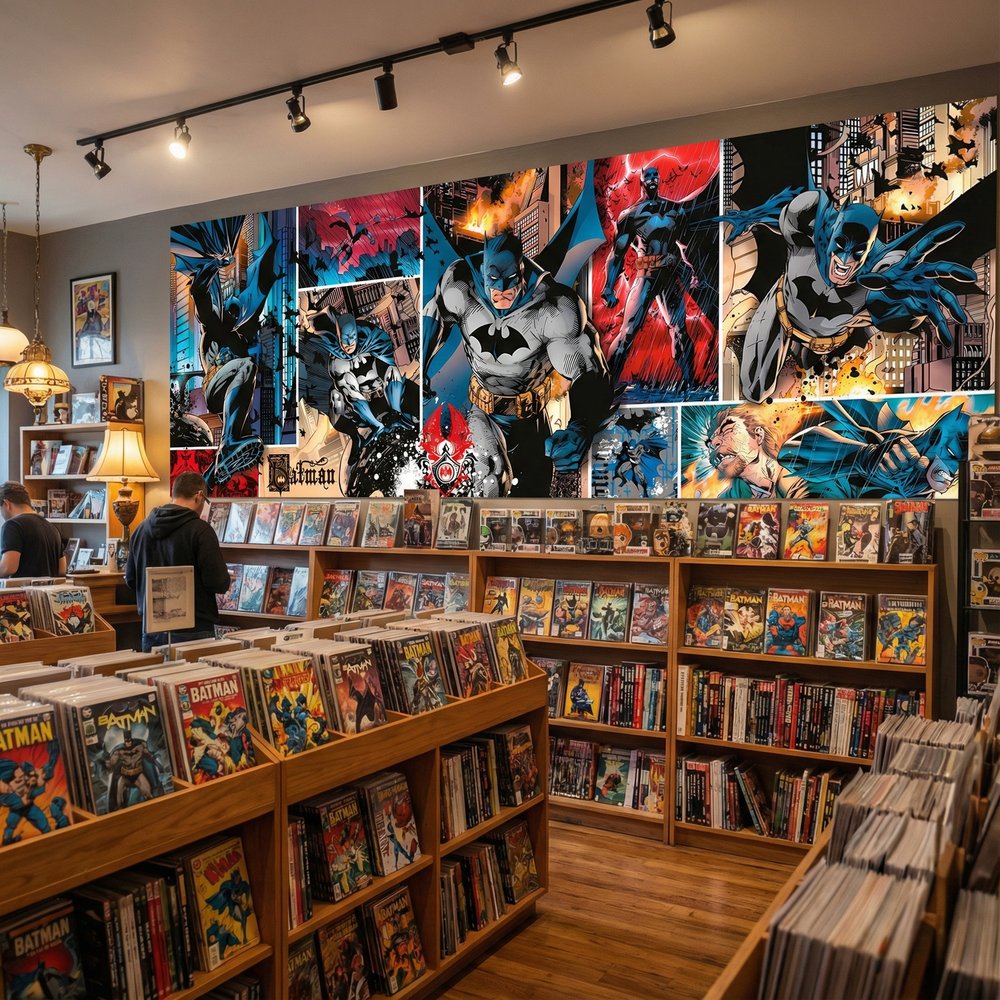 Wall Murals: Batman Comic Mural