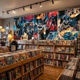 Wall Murals: Batman Comic Mural 4