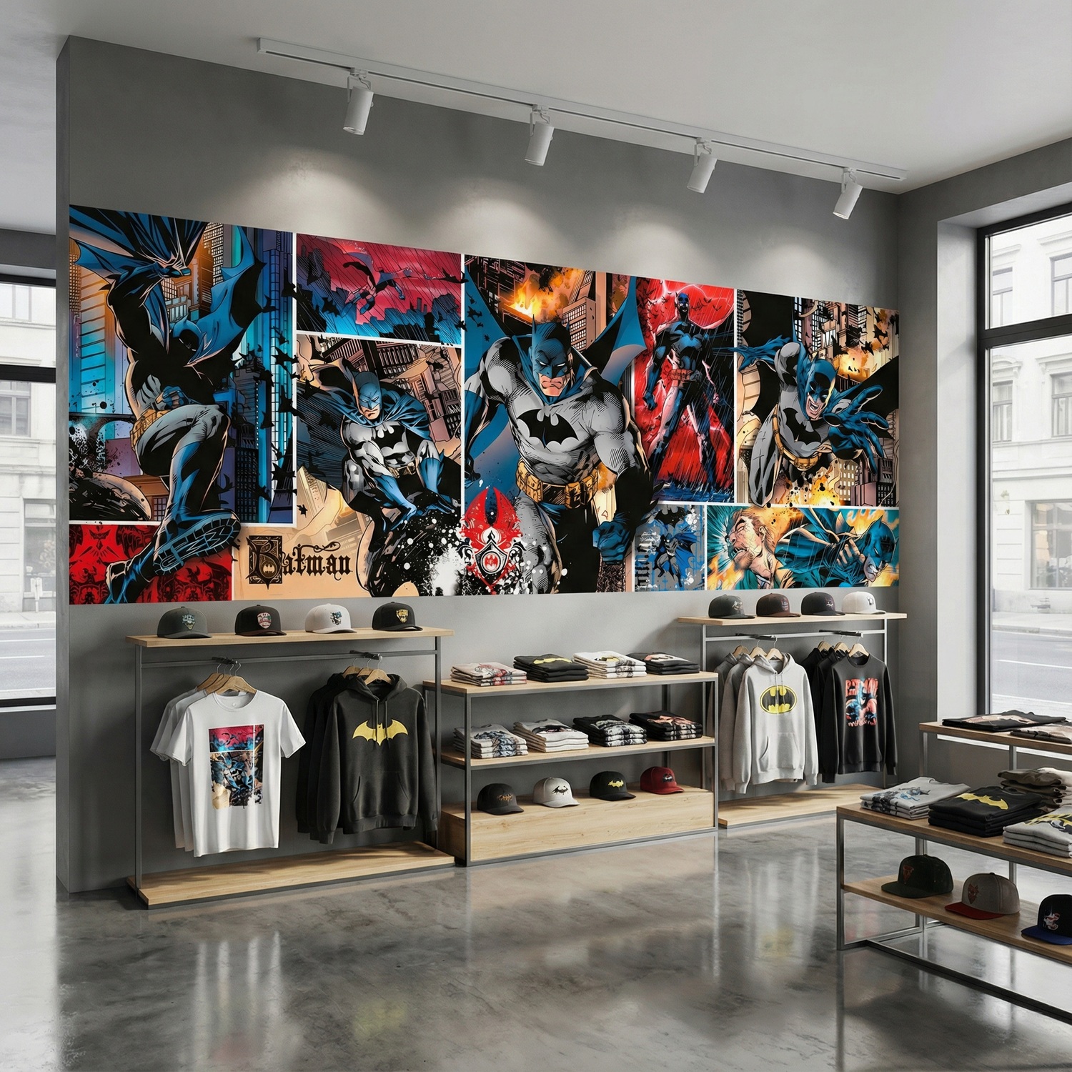 Wall Murals: Collage Batman