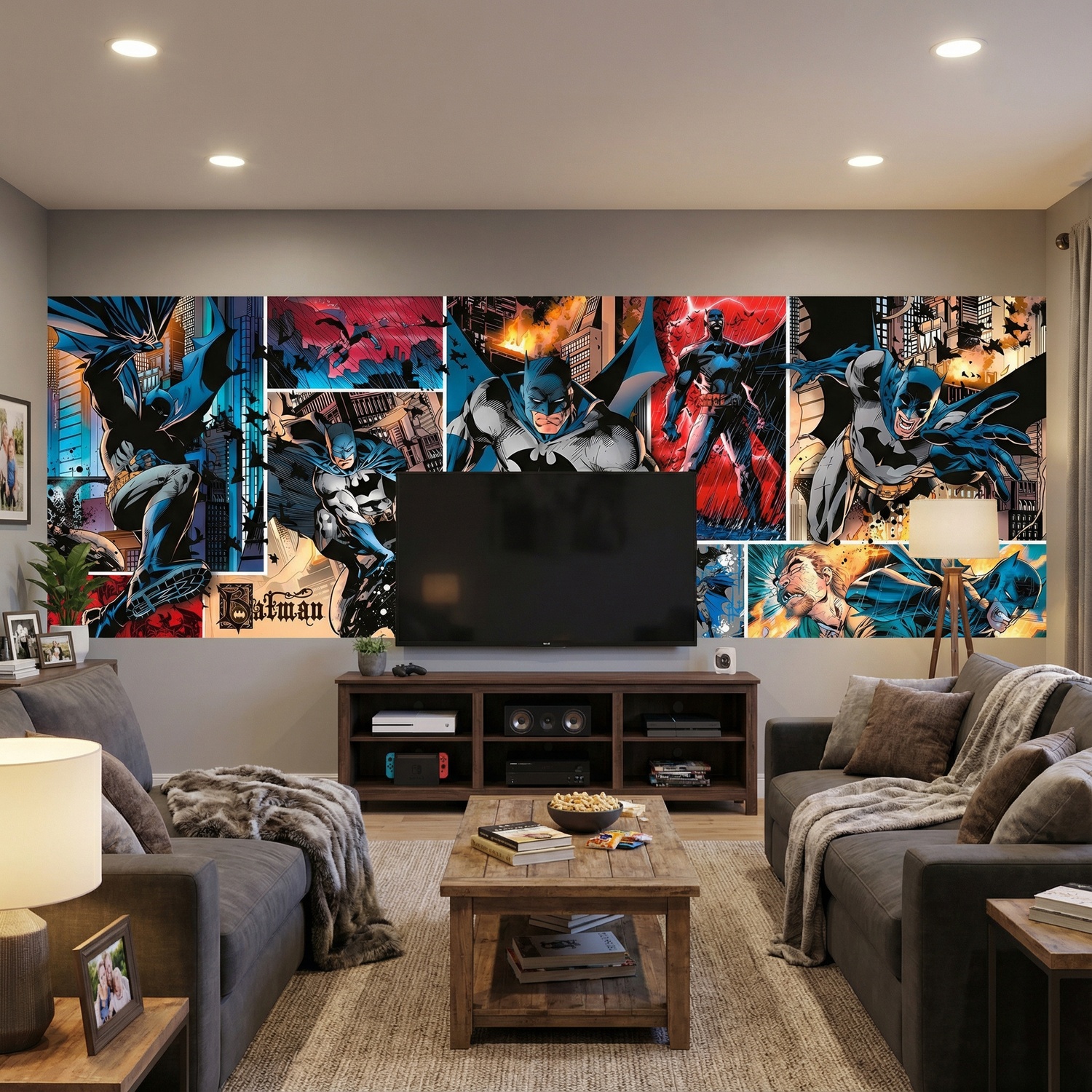 Wall Murals: Collage Batman