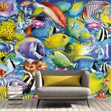 Wall Murals: Fish collage 2