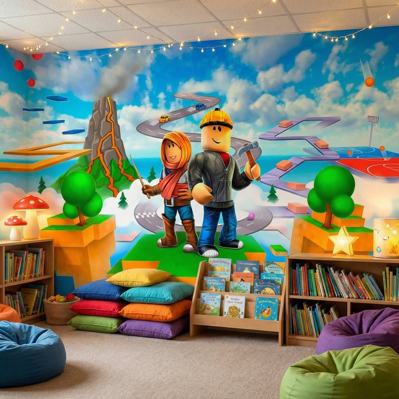 Wall Murals: Roblox Adventure 0
