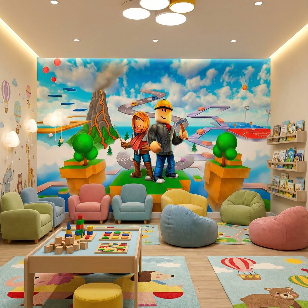 Wall Murals: Roblox Adventure