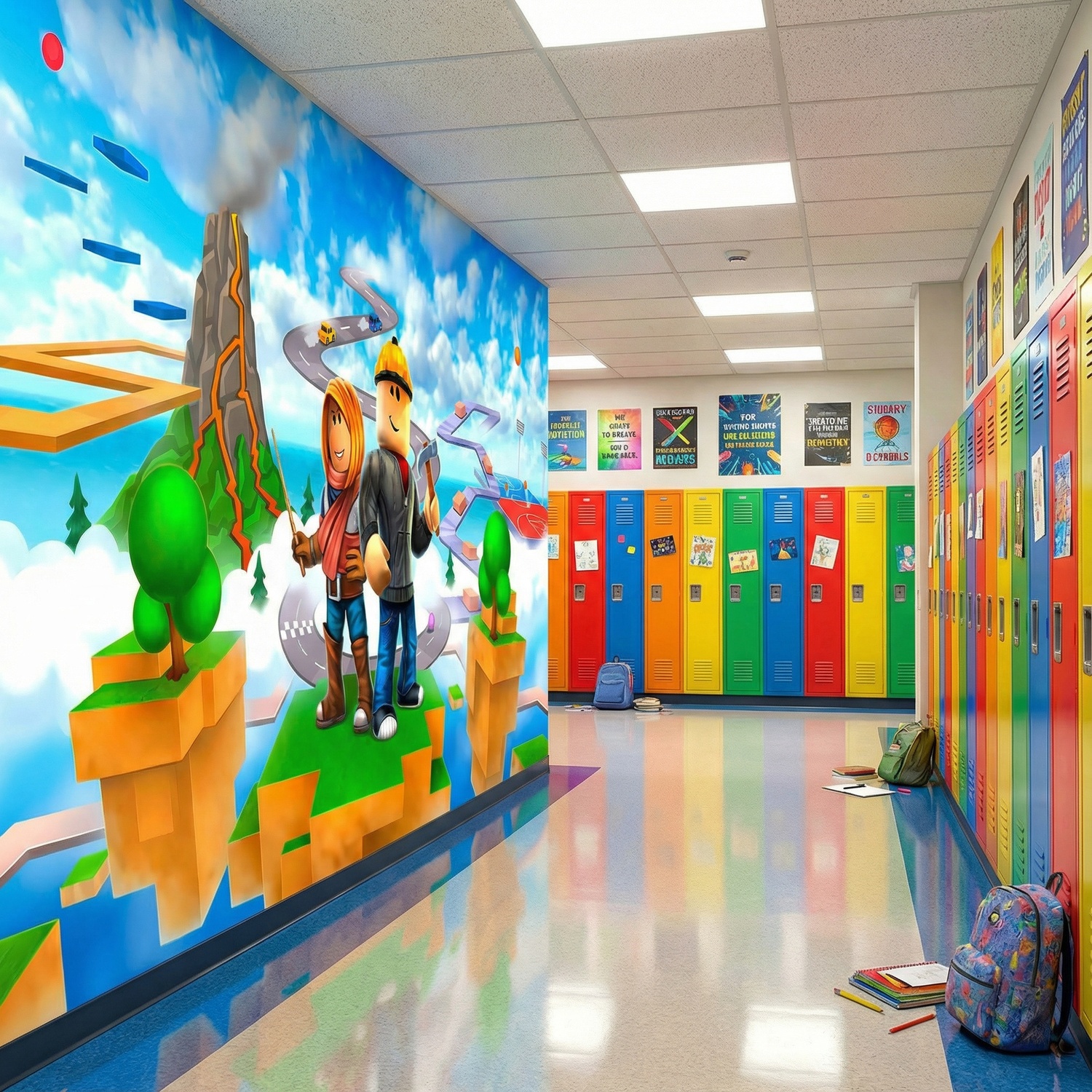 Wall Murals: Roblox powering imagination
