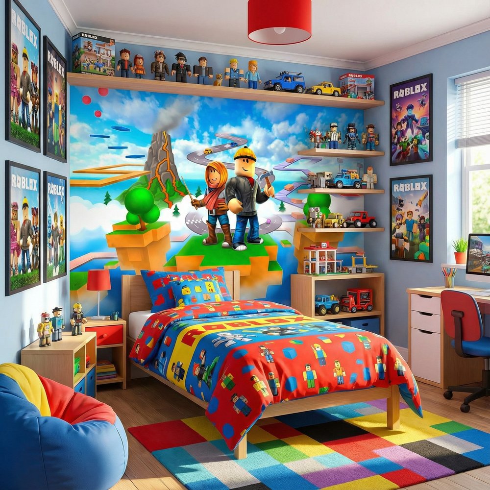 Wall Murals: Roblox Adventure