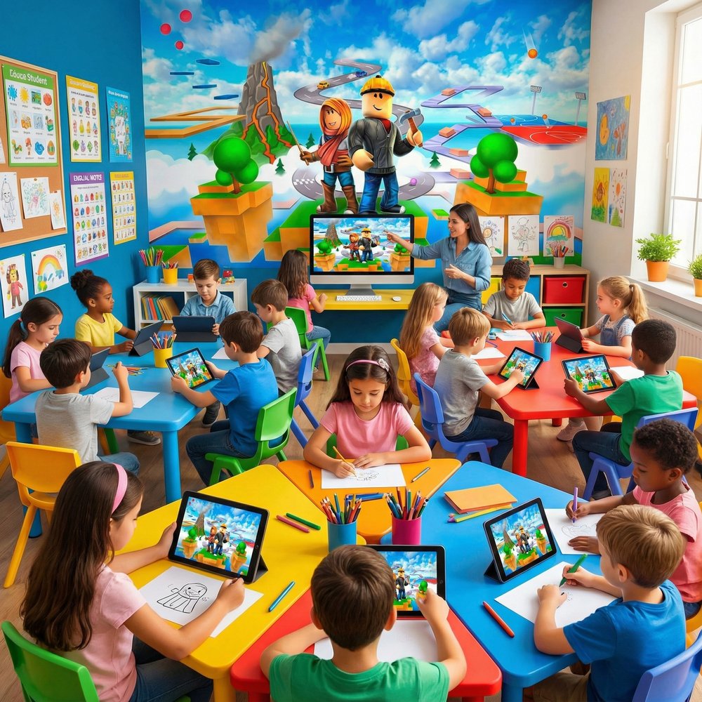 Wall Murals: Roblox Adventure