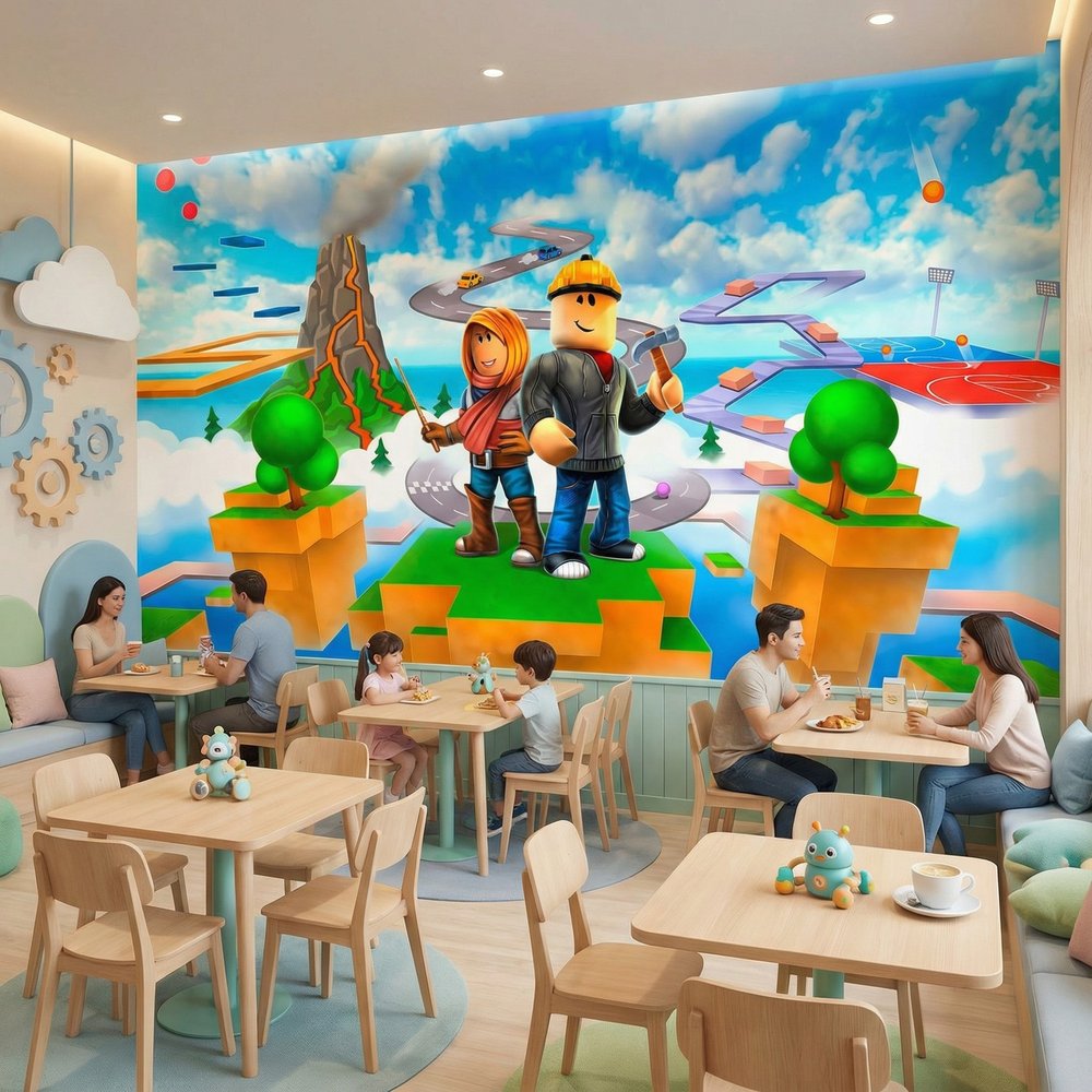 Wall Murals: Roblox Adventure