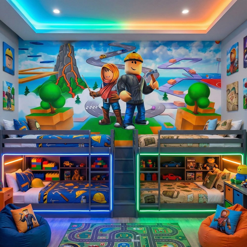Wall Murals: Roblox Adventure