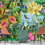 Wall Murals: Frogs and butterflies 2