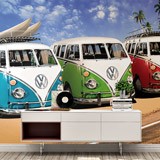 Wall Murals: Volkswagen surfer vans 2
