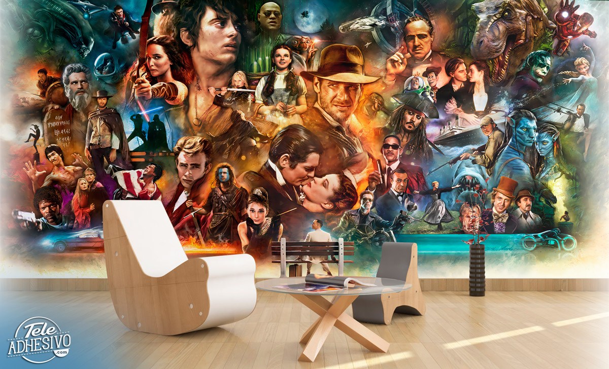 Wall Murals: Historical films