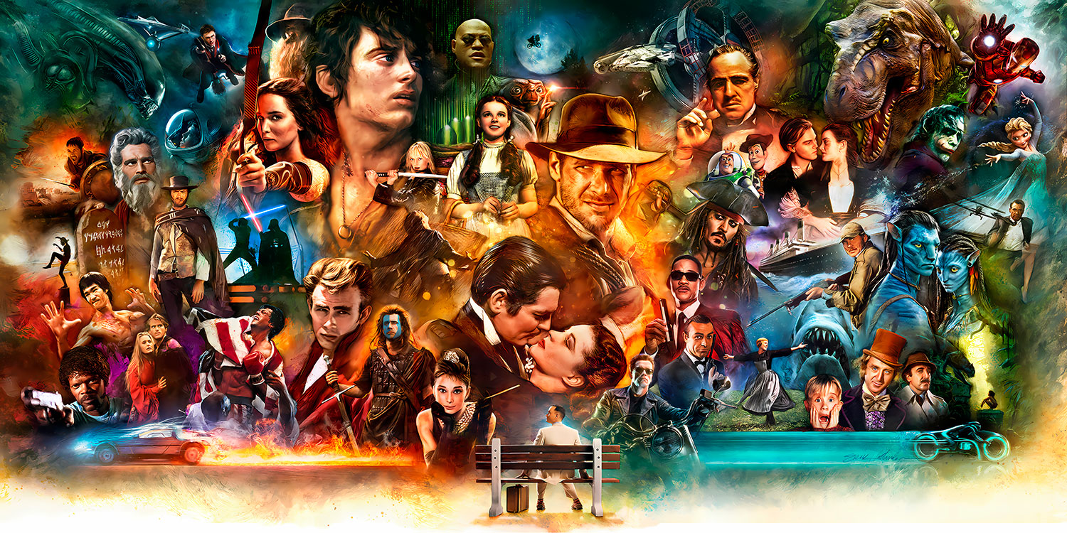 Wall Murals: Historical films