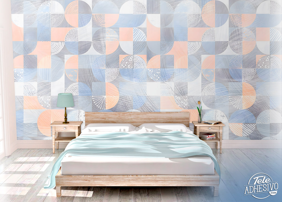 Wall Murals: Tile composition