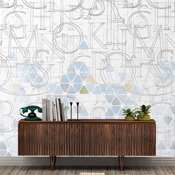 Wall Murals: Letter composition