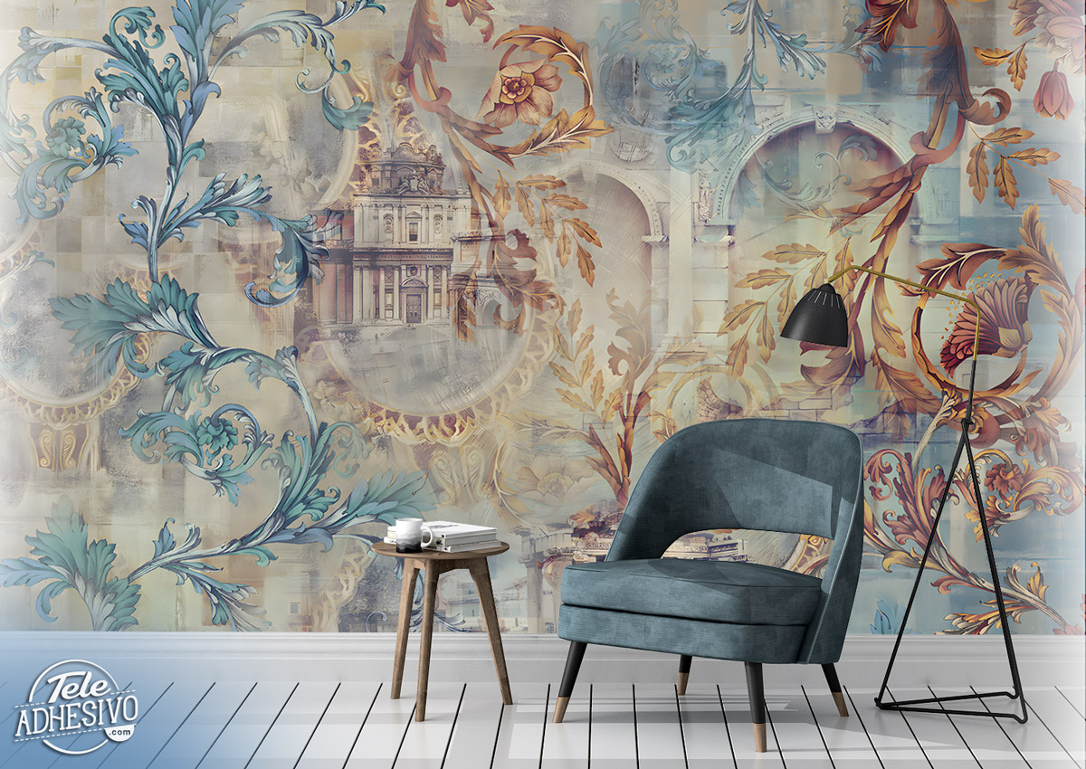 Wall Murals: Old buildings and ornaments