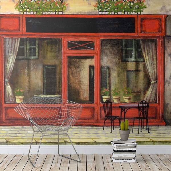 Wall Murals: Coffee shop