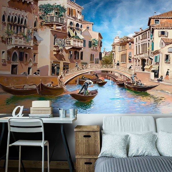 Wall Murals: Pugni Bridge in Venice 0