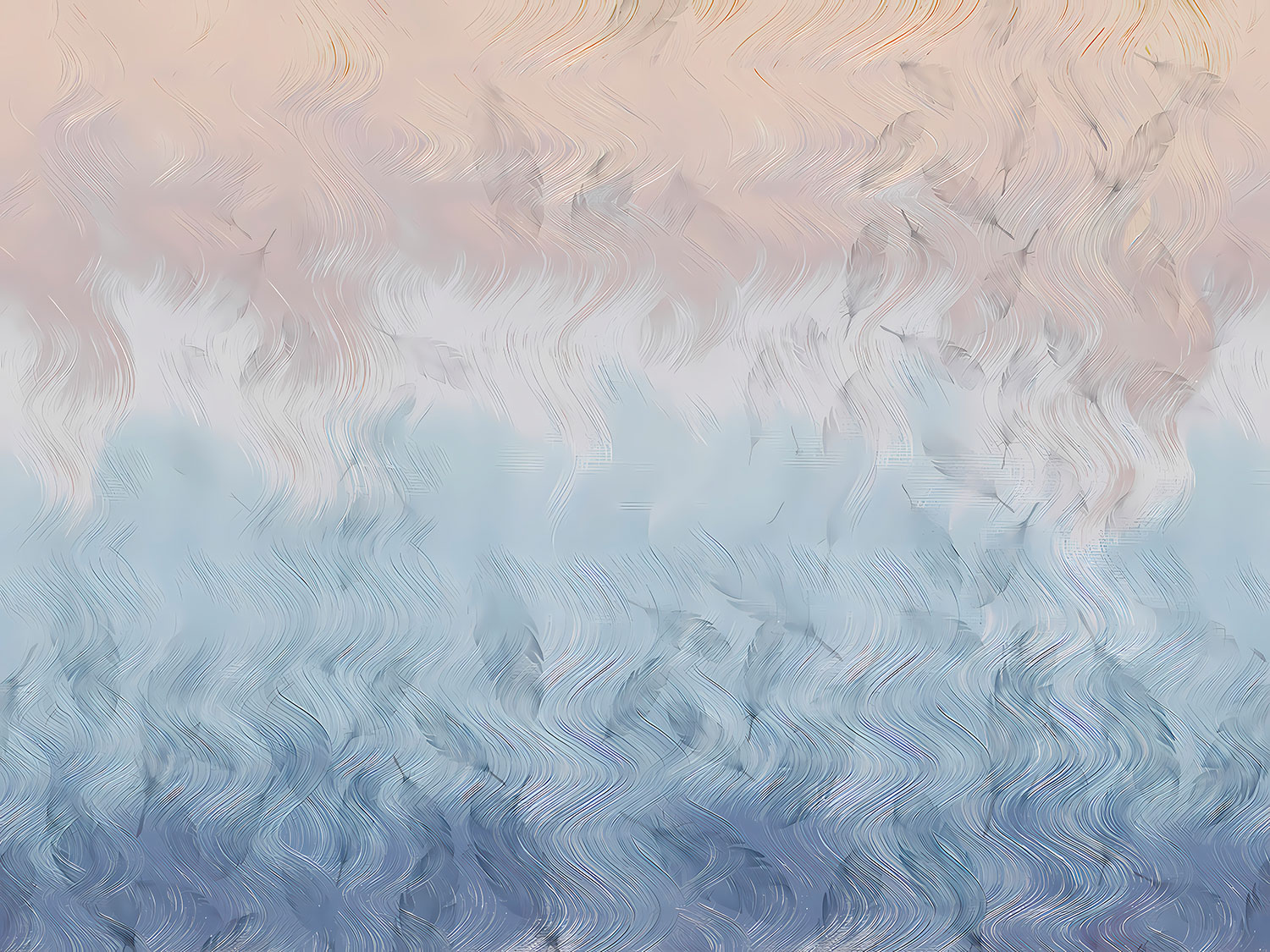 Wall Murals: Pastel brushstrokes