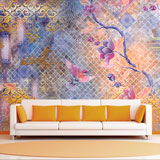 Wall Murals: Mosaic of flowers and ornaments 2