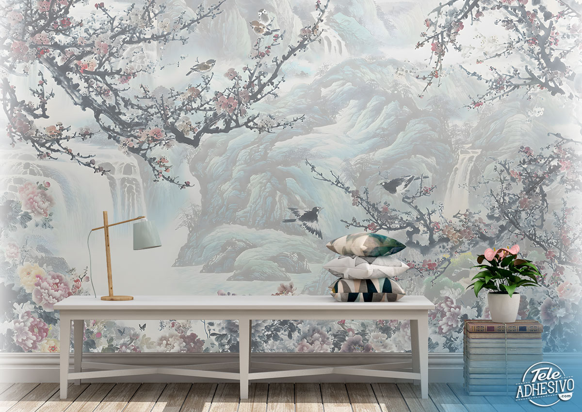 Wall Murals: Japanese nature landscape