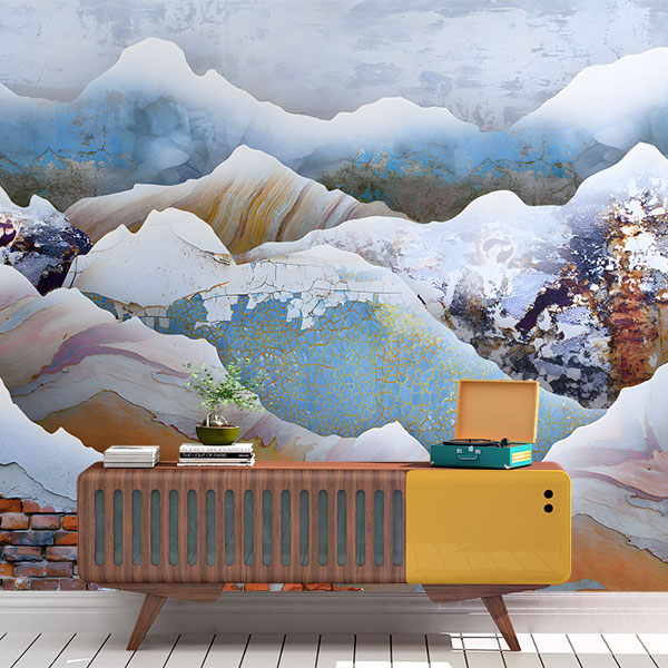 Wall Murals: Mountains of textures