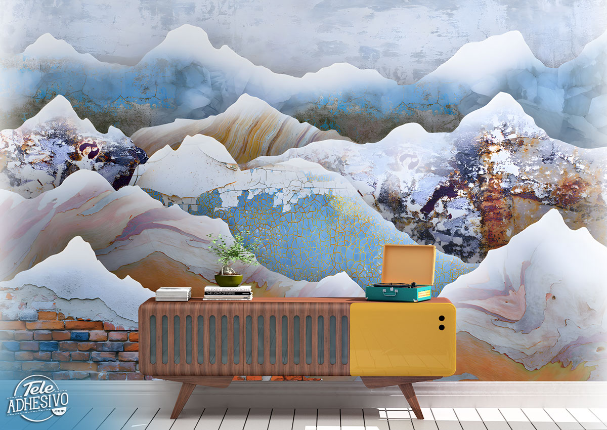 Wall Murals: Mountains of textures