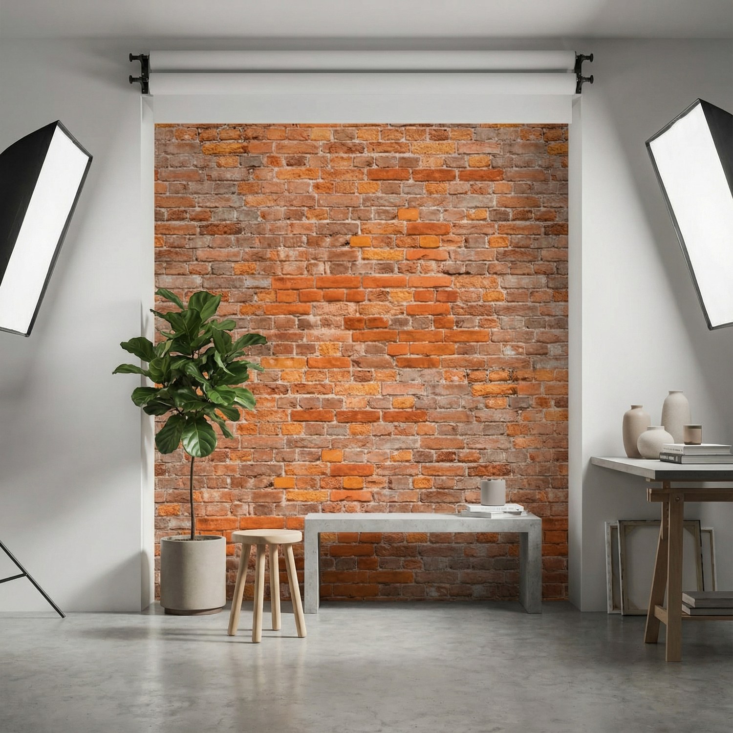 Wall Murals: Vintage brick texture